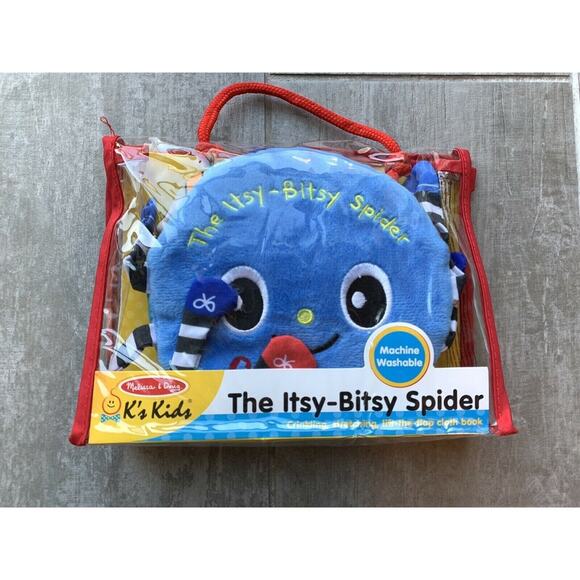 NEW Melissa & Doug ITSY BITSY SPIDER Soft Activity Story Book Baby Toy Gift - Picture 2 of 3